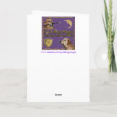 Carte Golden Retriever Hula Good Trip (Dos)