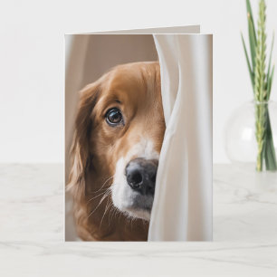 Carte Golden Retriever Humour d'anniversaire
