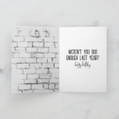 Carte Golden Retriever Humour d'anniversaire (Intérieur)