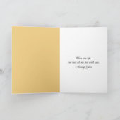 Carte Golden Retriever Missing You (Intérieur)