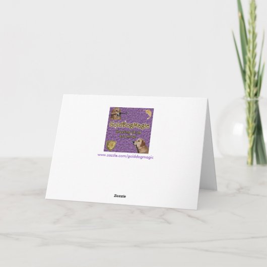 Carte Golden Retriever Piña Colada Friendship (Dos)