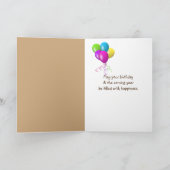 Carte Golden Retriever Puppy 85th Birthday (Intérieur)