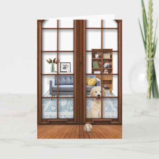 Carte Golden Retriever Puppy You Card (Devant)