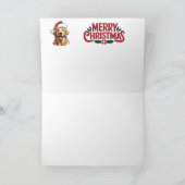 Carte Golden Retriever Reindee (Intérieur)