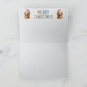 Carte Golden Retriever Reindee (Intérieur)