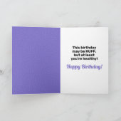 Carte Golden Retriever SMILE ! C'est ton anniversaire (Intérieur)