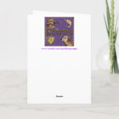 Carte Golden Retriever Whac A Mole Birthday  (Dos)