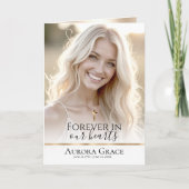 Carte Golden Serenity Custom Funeral (Devant)