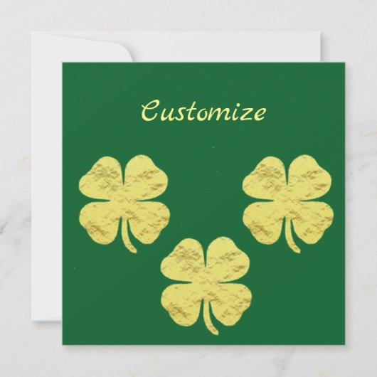 Carte Golden Shamrocks Thunder_Cove (Devant)