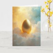 Carte Golden Sky Ovoid Card (Fleur jaune)