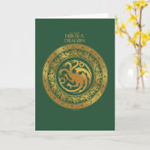 Carte Golden Targaryen Crest (Fleur jaune)