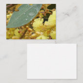 Carte Golden Wattle Note (Devant / Derrière)