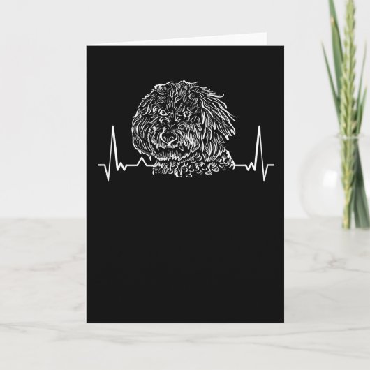 Carte Goldendoodle Heartbeat (Devant)