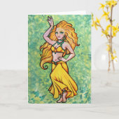 Carte Goldens Belly Dancer (Fleur jaune)