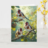 Carte Goldfinch 1 (Fleur jaune)