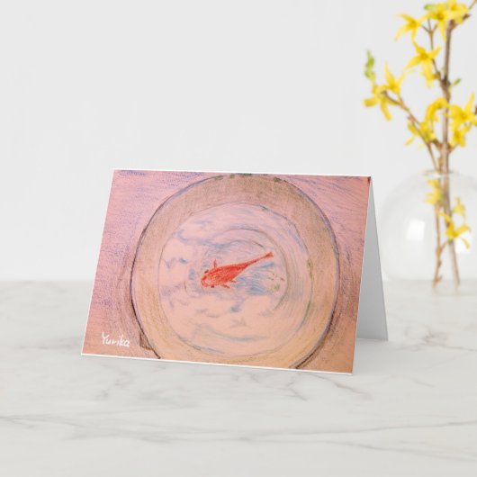 Carte Goldfish (Fleur jaune)