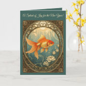 Carte Goldfish Serenity Nowruz Celebration (Fleur jaune)