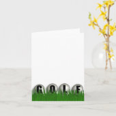 Carte Golf (Fleur jaune)