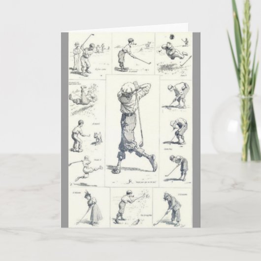 Carte Golf (Devant)