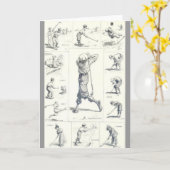 Carte Golf (Fleur jaune)
