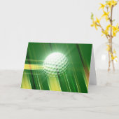 Carte golf (Fleur jaune)