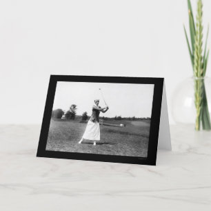 Carte Golf 1914 de Mlle E. Pickhardt Playing