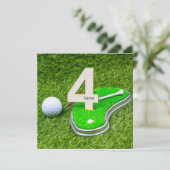 Carte Golf 4ème anniversaire (Debout devant)