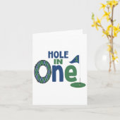 Carte Golf Anniversaire Chemise 1er Anniversaire Trou En (Fleur jaune)