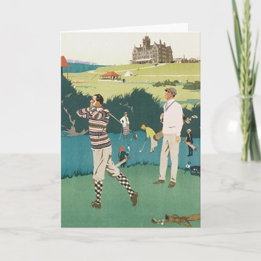 Carte Golf au Club (Devant)