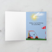 Carte Golf Ball On Tee pour maman (Intérieur)