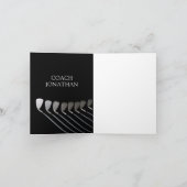 Carte Golf Clubs Art Golf Coach Nom Pour Les Joueurs De (Intérieur)