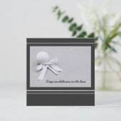 Carte Golf Condoléances dans la perte de golfeur en gris (Debout devant)