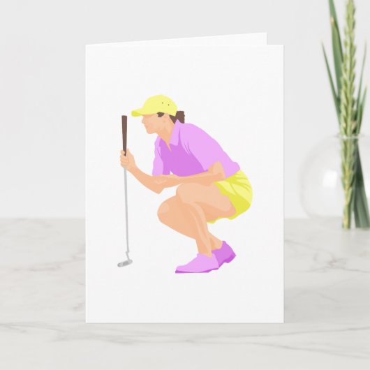 Carte Golf des femmes (Devant)