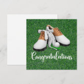 Carte Golf Félicitations à thème pour golfeur (Devant / Derrière)