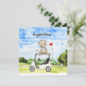 Carte Golf Félicitations pour Baby Golfer It's Boy Card (Debout devant)