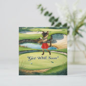 Carte Golf Get Well Soon pour golfeurs amoureux de (Debout devant)