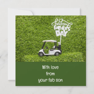 Carte Golf Joyeuse fête des Pères