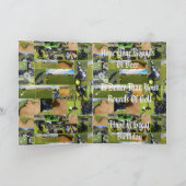 Carte Golf Photo Collage, Anniversaire drôle (Intérieur)