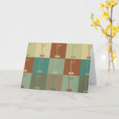 Carte Golf Pop Art (Fleur jaune)