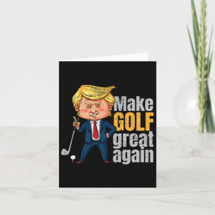 Carte Golf pro-trump - Faire que le golf soit à nouveau