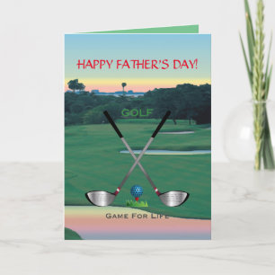 Carte GOLF - Retraité "Jeu pour la vie"