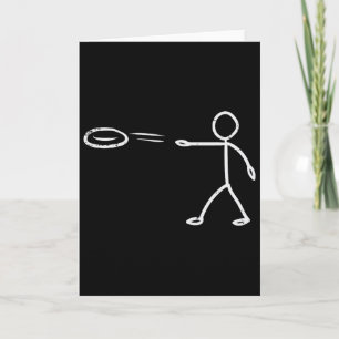 Carte Golf sur disque Frisbee drôle Frolf Hommes Femmes