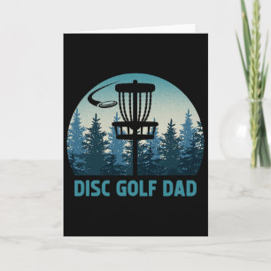 Carte Golf sur disque pour hommes Papa Vintage Fête des