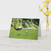 Carte Golf Time (Fleur jaune)