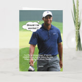 Carte Golf. Trou en un. (Dos)