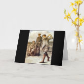 Carte Golf vintage (Fleur jaune)