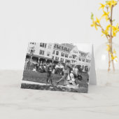 Carte Golf vintage, 1890s (Fleur jaune)