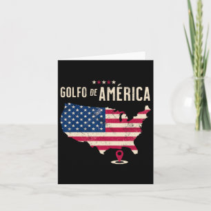 Carte Golfe D'Amérique Golfo De America Langue Espagnole