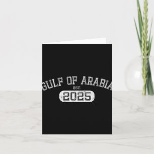 Carte Golfe D'Arabie Est 2025 Trump Arabian Gulf Funny P
