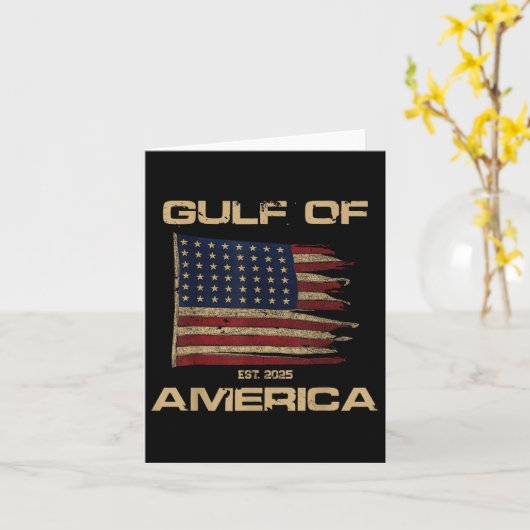 Carte Golfe Des Etats-Unis Est Depuis 2025 Drapeau Améri (Fleur jaune)
